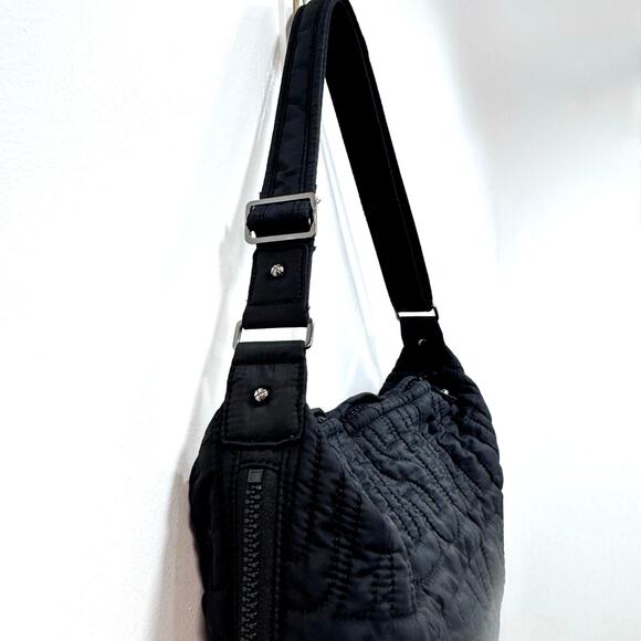 Harley-Davidson Quilted Shoulder Bag Black Nylon Hobo – Genuine MotorClothes - Picture 16 of 16